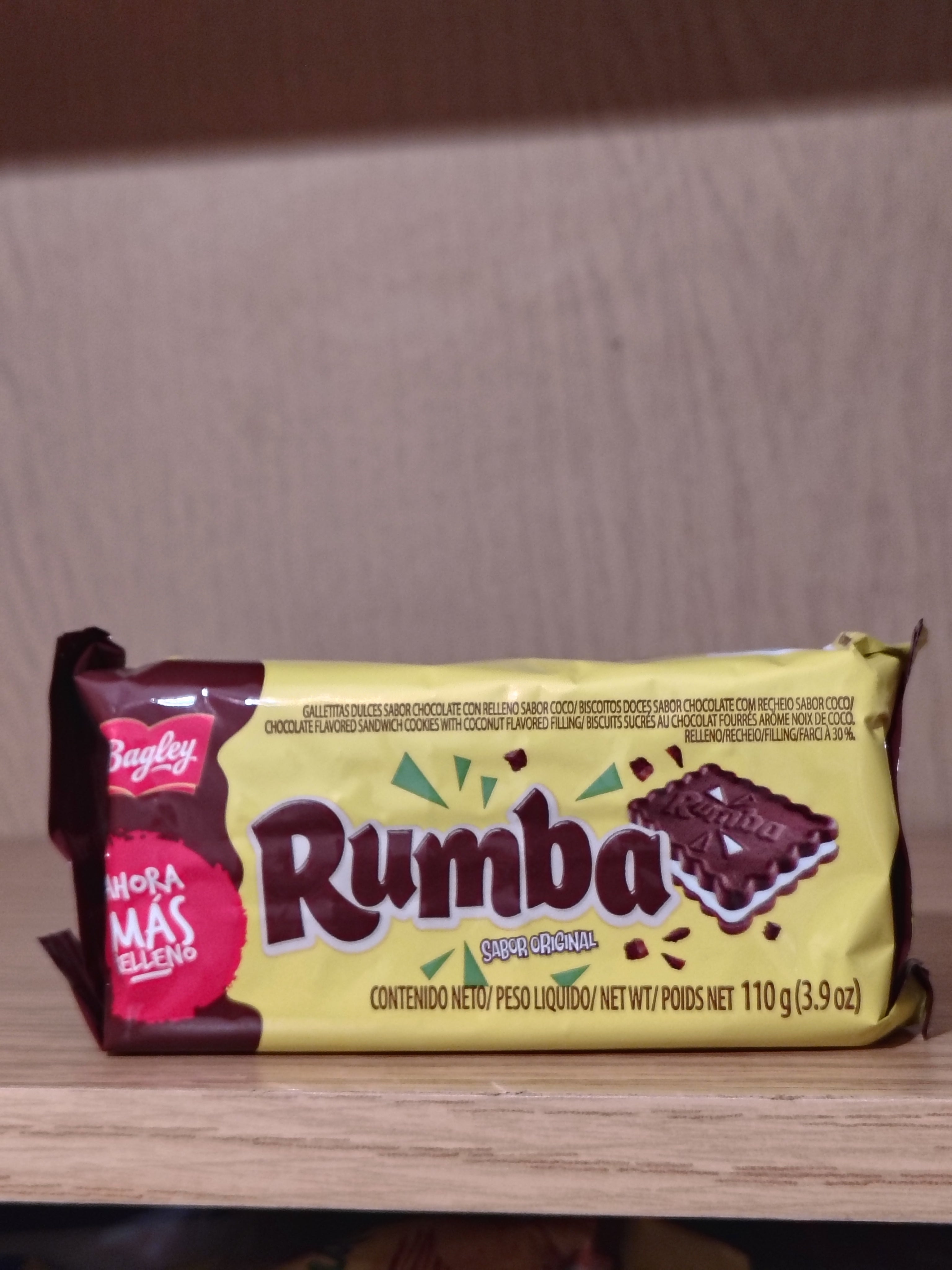 Galletas Rumba Sabor Original Bagley 110 g