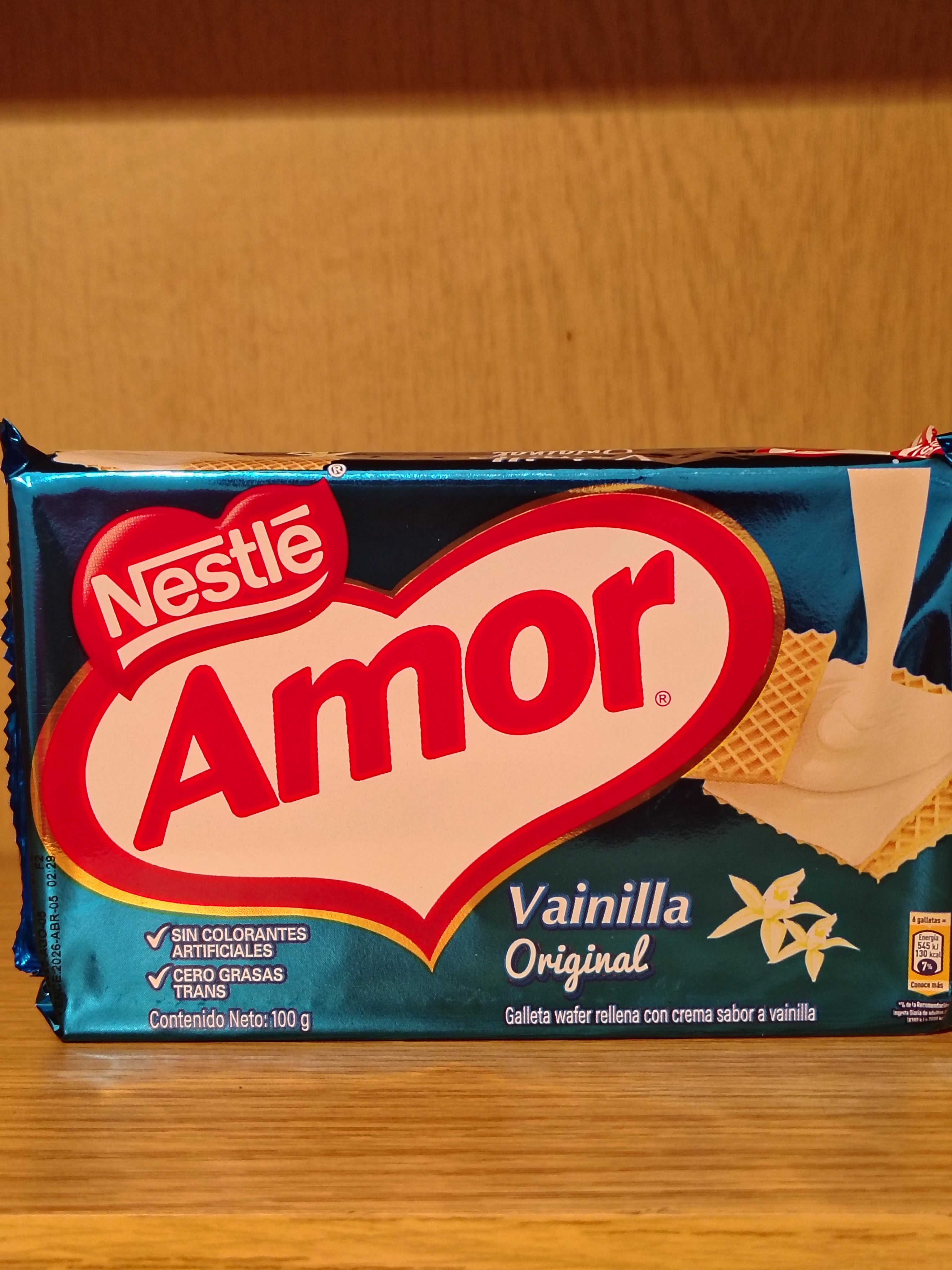 Galletas Amor Vainilla Nestlé 100 g
