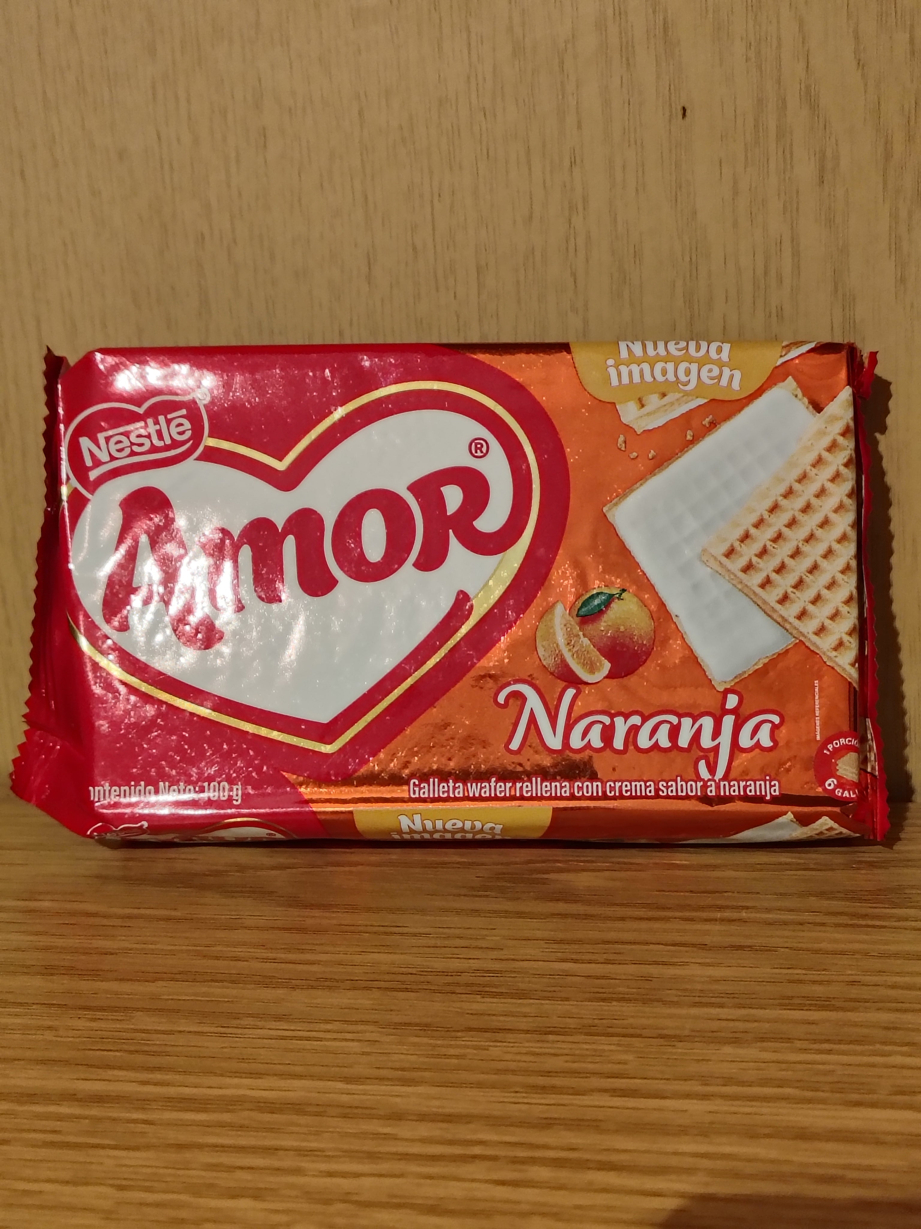 Galletas Amor Naranja Nestlé 100 g
